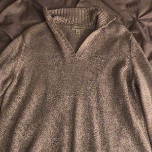 Pink/gray mix sweater